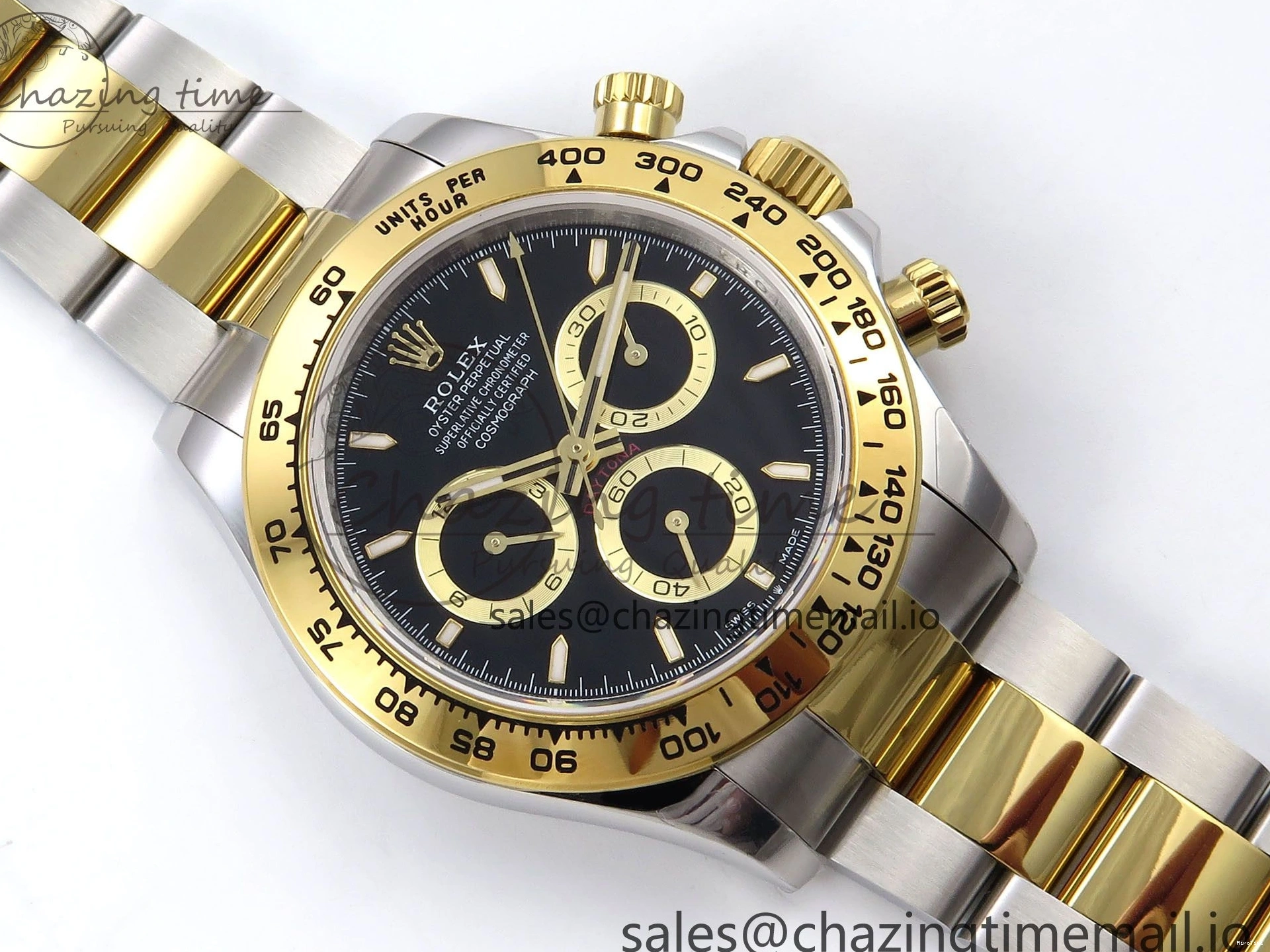 MiroTime 0128 Daytona 126503 QF 1:1 Best Edition Black Dial on SS YG Braclet SH4131 V TechFriendly 1273